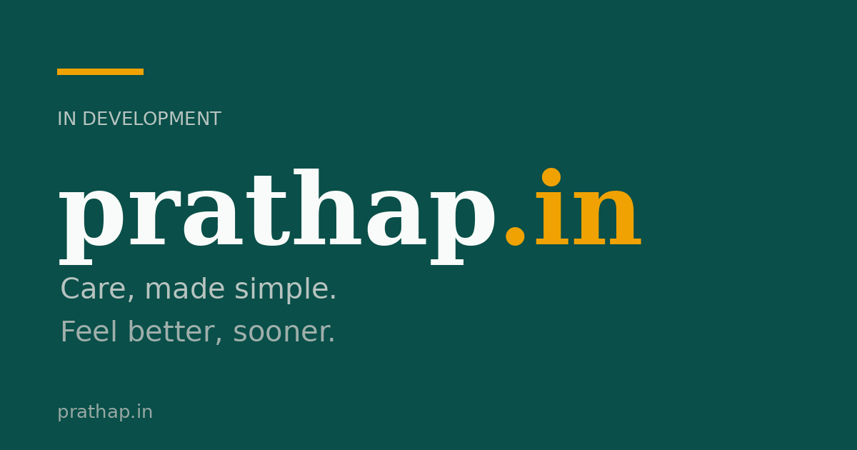 Link preview image for prathap.in